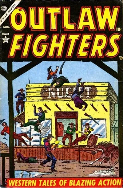 دانلود کمیک Outlaw Fighters #1 – 5 (1954-1955)