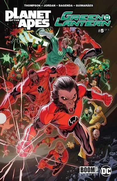 دانلود کمیک Planet of the Apes – Green Lantern #5 (2017)