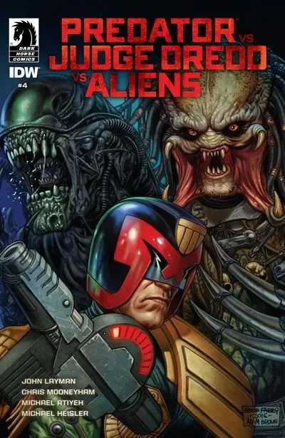 دانلود کمیک Predator vs. Judge Dredd vs. Aliens #4 (2017)