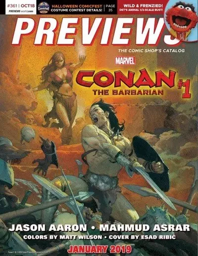 دانلود کمیک Previews #361 (Oct 2018 for Dec 2018)