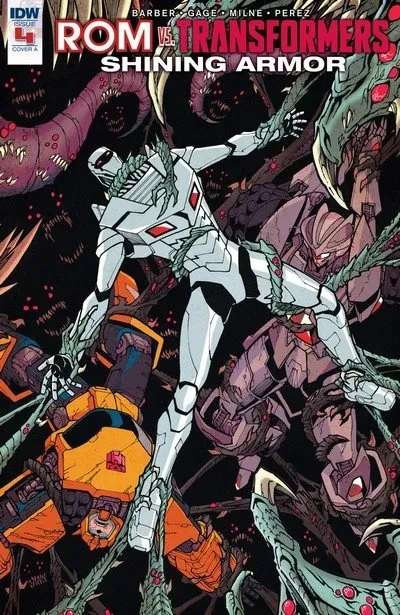 دانلود کمیک ROM vs Transformers – Shining Armor #4 (2017)
