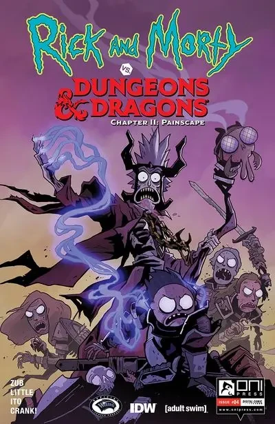 دانلود کمیک Rick And Morty Vs Dungeons And Dragons II – Painscape #4 (2020)