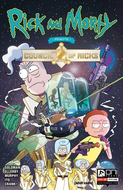 دانلود کمیک Rick and Morty Presents – The Council of Ricks #1 (2020)