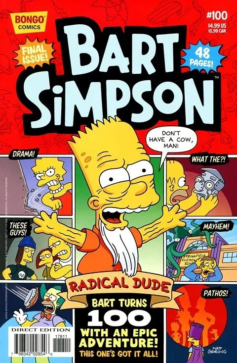 دانلود کمیک Simpsons Comics Presents Bart Simpson #100 (2016)