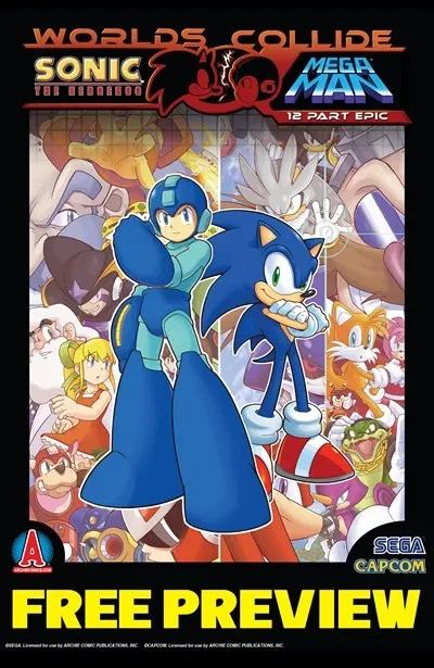 دانلود کمیک Sonic-Megaman (Crossover) #1 – 12 (2013-2014)