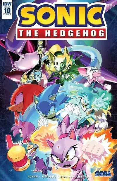 دانلود کمیک Sonic The Hedgehog #10 (2018)