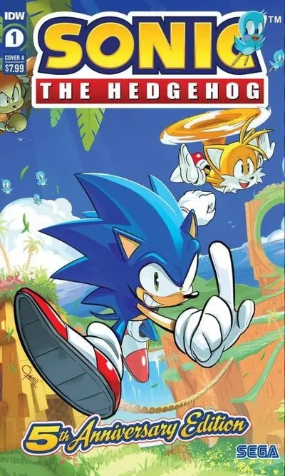 دانلود کمیک Sonic The Hedgehog – 5th Anniversary Edition #1 (2023)