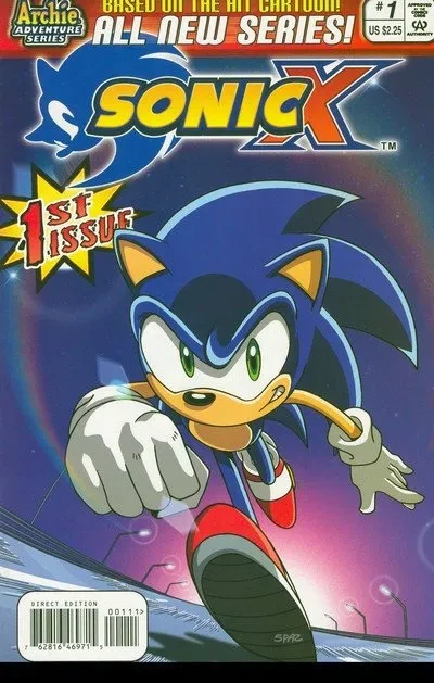 دانلود کمیک Sonic X #1 – 40 (2005-2009)