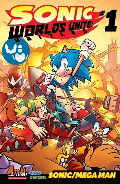 دانلود کمیک Sonic the Hedgehog – Worlds Unite Battles #1 (2015)