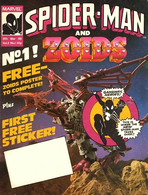 دانلود کمیک Spider-Man and Zoids #1 – 51 (Marvel UK) (1986-1987)