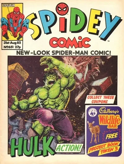 دانلود کمیک Spidey Comic #651 – 666 (1985-1986) (Marvel UK)