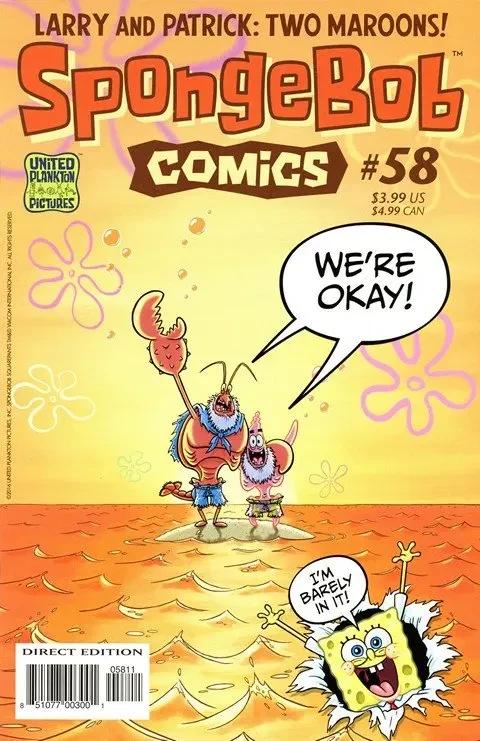 دانلود کمیک SpongeBob Comics #58