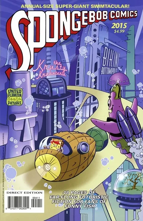 دانلود کمیک SpongeBob Comics Annual-Size Super-Giant Swimtacular #3 (2015)