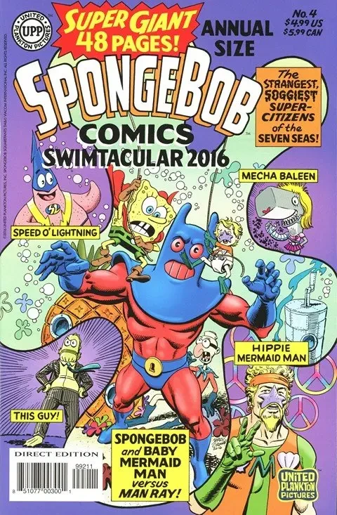 دانلود کمیک SpongeBob Comics Annual – Size Super-Giant Swimtacular #4