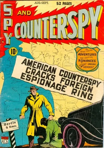 دانلود کمیک Spy and Counterspy + Spy-Hunters #1 – 24 (1949-1953)