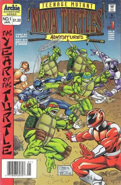 دانلود کمیک Teenage Mutant Ninja Turtles Adventures – Year Of the Turtle #1 – 3 (1996)