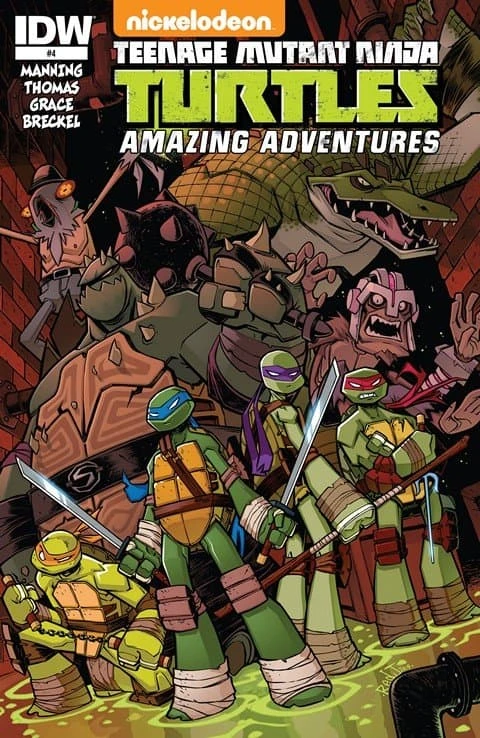 دانلود کمیک Teenage Mutant Ninja Turtles – Amazing Adventures #4 (2015)