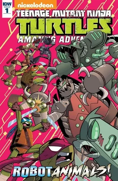 دانلود کمیک Teenage Mutant Ninja Turtles Amazing Adventures – Robotanimal #1 (2017)