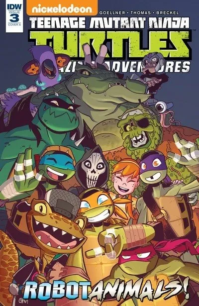 دانلود کمیک Teenage Mutant Ninja Turtles- Amazing Adventures – Robotanimals! #3