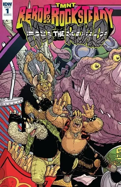 دانلود کمیک Teenage Mutant Ninja Turtles – Bebop And Rocksteady Hit The Road #1 (2018)