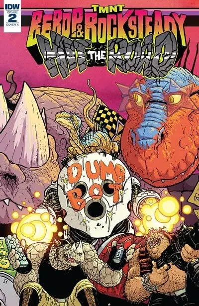 دانلود کمیک Teenage Mutant Ninja Turtles – Bebop And Rocksteady Hit The Road #2 (2018)