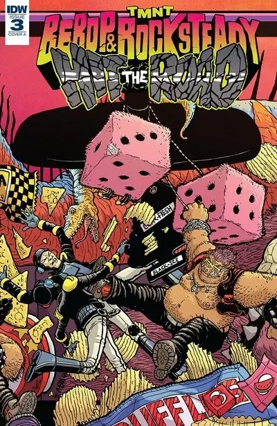 دانلود کمیک Teenage Mutant Ninja Turtles – Bebop And Rocksteady Hit The Road #3 (2018)