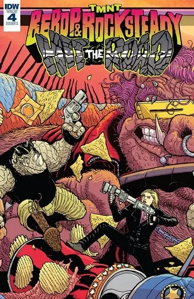 دانلود کمیک Teenage Mutant Ninja Turtles – Bebop And Rocksteady Hit The Road #4 (2018)