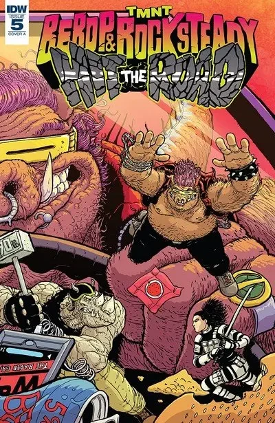 دانلود کمیک Teenage Mutant Ninja Turtles – Bebop And Rocksteady Hit The Road #5 (2018)