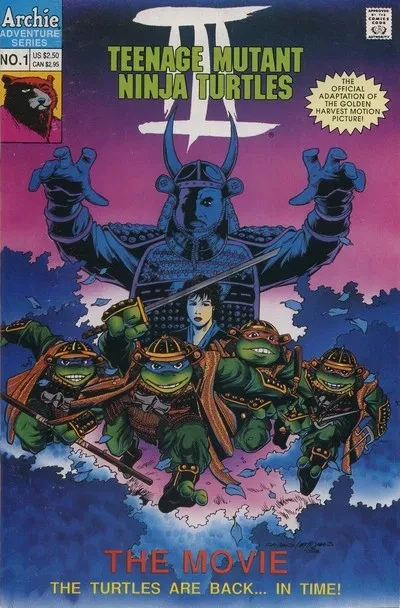 دانلود کمیک Teenage Mutant Ninja Turtles III The Movie – The Turtles Are Back…In Time (1993)