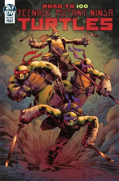 دانلود کمیک Teenage Mutant Ninja Turtles – Road To 100 (2019)