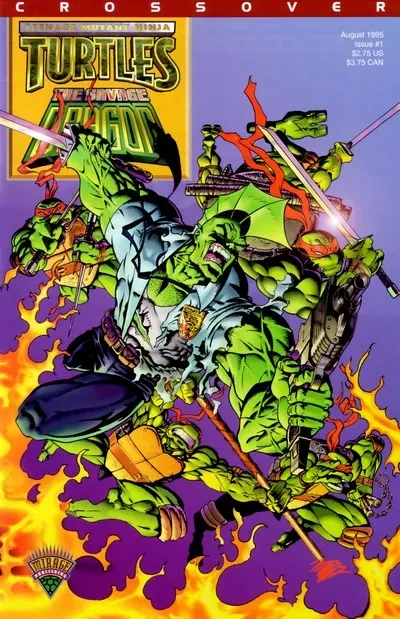 دانلود کمیک Teenage Mutant Ninja Turtles – Savage Dragon Crossover (1995)