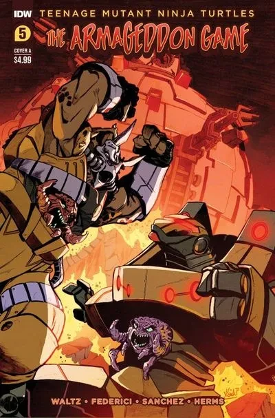 دانلود کمیک Teenage Mutant Ninja Turtles – The Armageddon Game #5 (2023)
