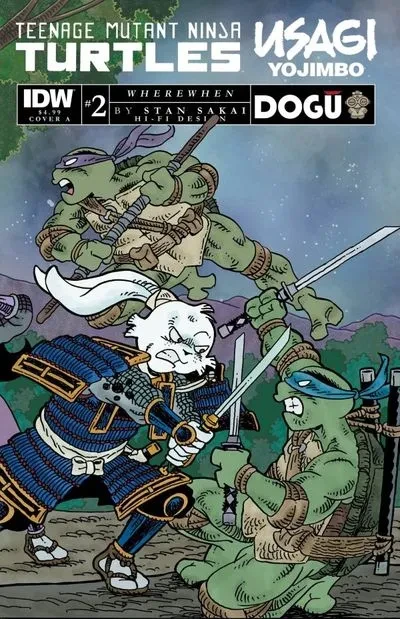 دانلود کمیک Teenage Mutant Ninja Turtles – Usagi Yojimbo – WhereWhen #2 (2023)