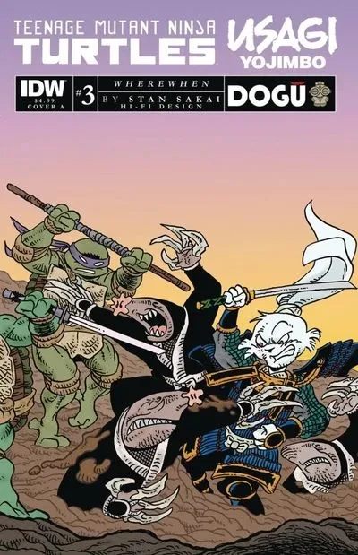 دانلود کمیک Teenage Mutant Ninja Turtles – Usagi Yojimbo – WhereWhen #3 (2023)