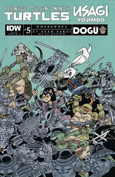 دانلود کمیک Teenage Mutant Ninja Turtles – Usagi Yojimbo – WhereWhen #5 (2023)