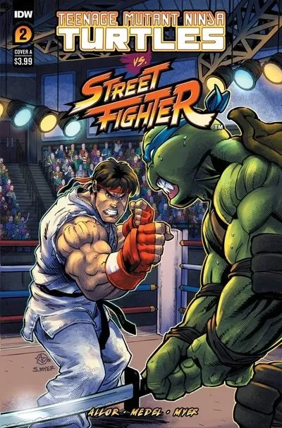 دانلود کمیک Teenage Mutant Ninja Turtles vs. Street Fighter #2 (2023)