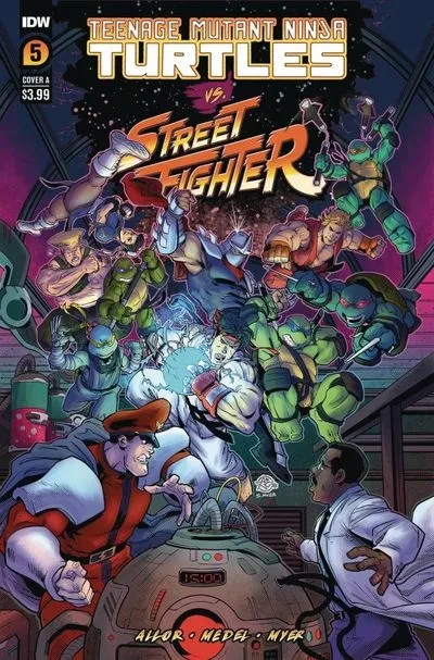 دانلود کمیک Teenage Mutant Ninja Turtles vs. Street Fighter #5 (2023)