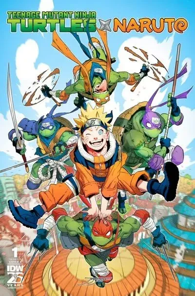 دانلود کمیک Teenage Mutant Ninja Turtles x Naruto #1