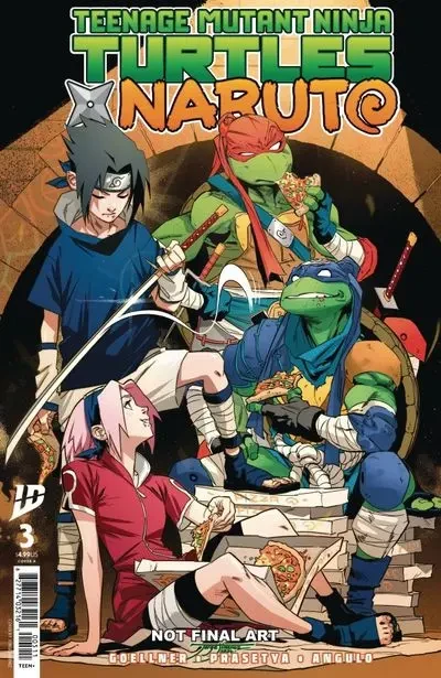 دانلود کمیک Teenage Mutant Ninja Turtles x Naruto #3 (2025)