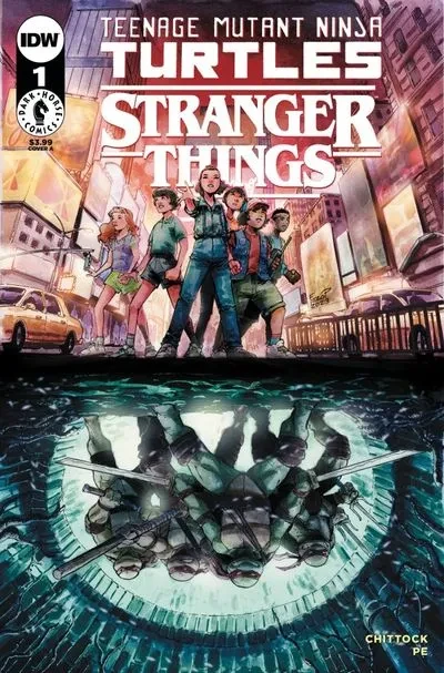 دانلود کمیک Teenage Mutant Ninja Turtles x Stranger Things #1 (2023)
