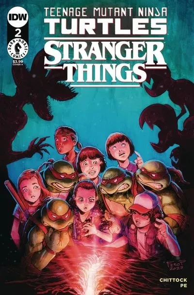 دانلود کمیک Teenage Mutant Ninja Turtles x Stranger Things #2 (2023)