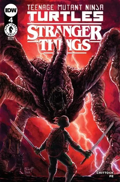 دانلود کمیک Teenage Mutant Ninja Turtles x Stranger Things #4 (2023)