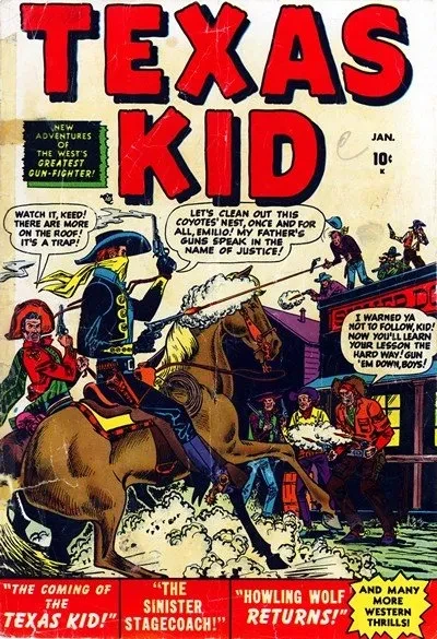 دانلود کمیک Texas Kid Vol. 1 #1 – 10 (1951-1952)