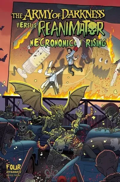 دانلود کمیک The Army of Darkness vs. Reanimator – Necronomicon Rising #4 (2022)