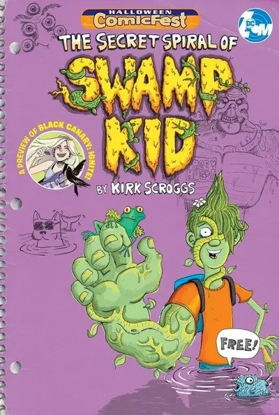 دانلود کمیک The Secret Spiral of Swamp Kid-Black Canary – Ignite Halloween ComicFest Special Edition Flip Book #1 (2019)