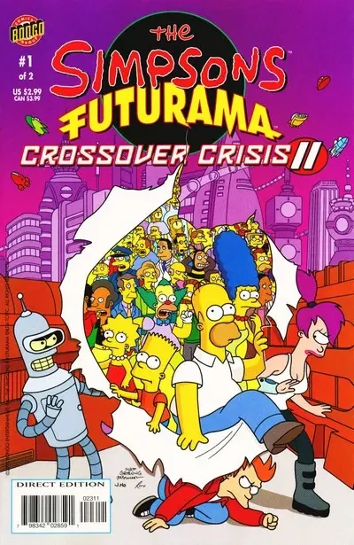 دانلود کمیک The Simpsons Futurama Crossover Crisis II #1 – 2 (2005)