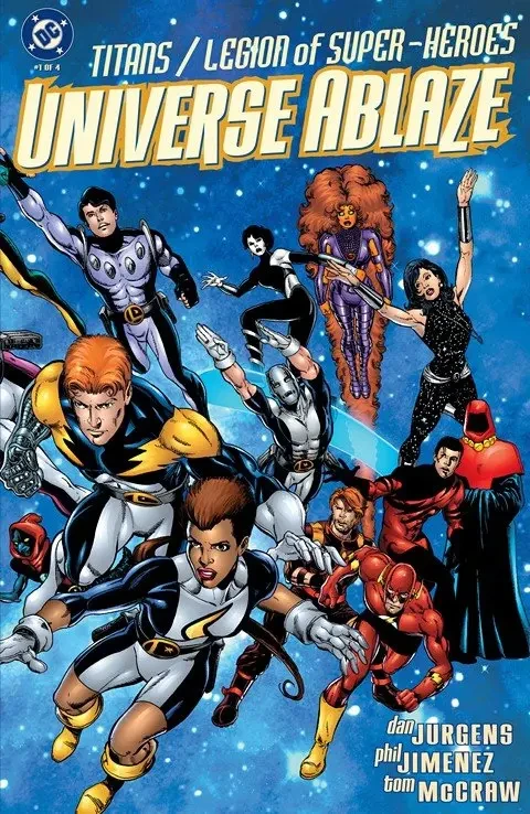 دانلود کمیک Titans-Legion of Super-Heroes – Universe Ablaze #1 – 4 (1999-2000)