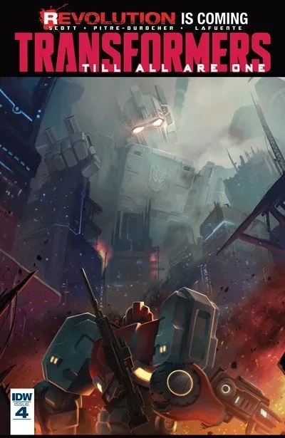دانلود کمیک Transformers Till All Are One #4 (2016)