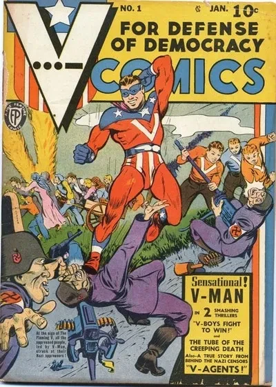 دانلود کمیک V-Comics #1 – 2 (1942)