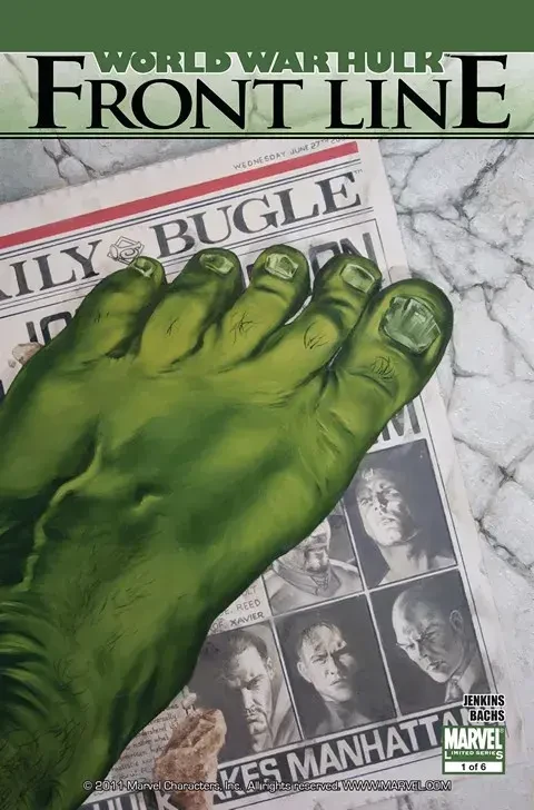 دانلود کمیک World War Hulk – Front Line #1 – 6